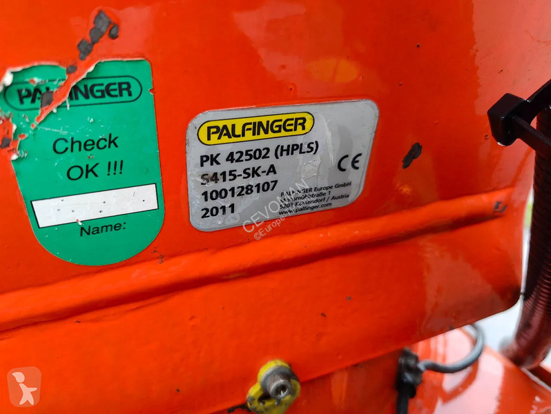 Aanbouwstukken voor bouwmachines Palfinger...
