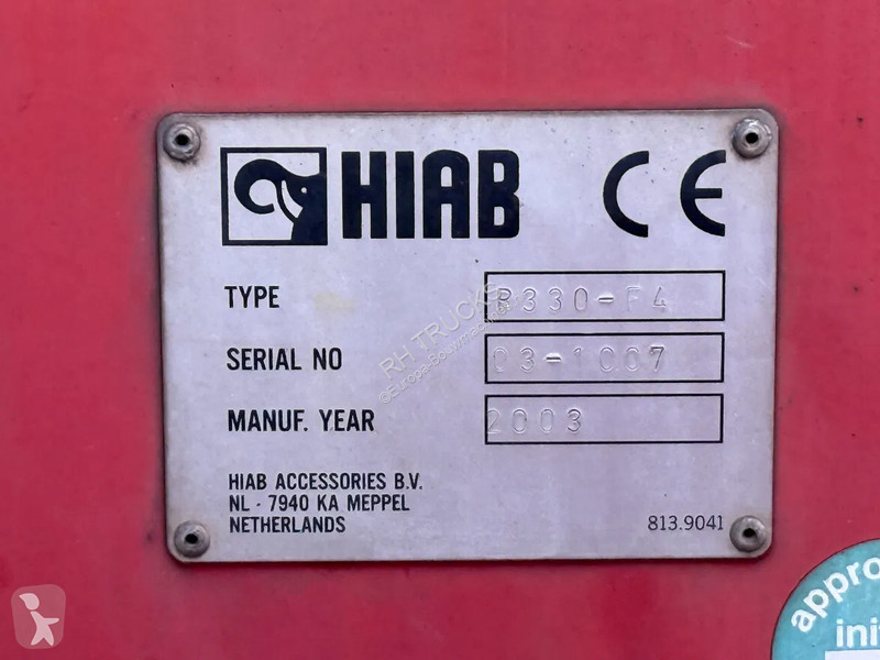 Aanbouwstukken voor bouwmachines Hiab R330-F4...