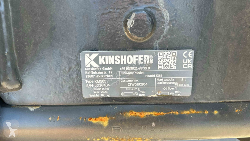Vybavenie stavebného stroja  KINSHOFER - KMS08