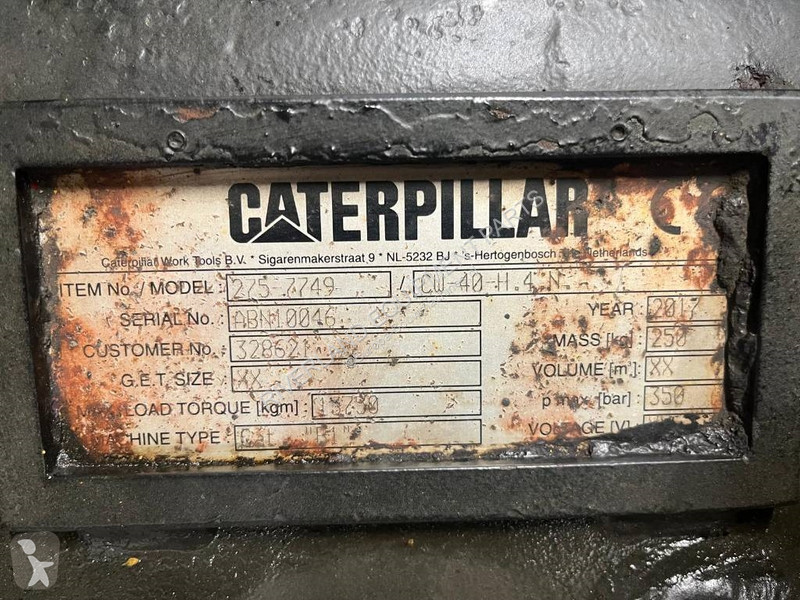 Udstyr til anlægsarbejder Caterpillar CW40...