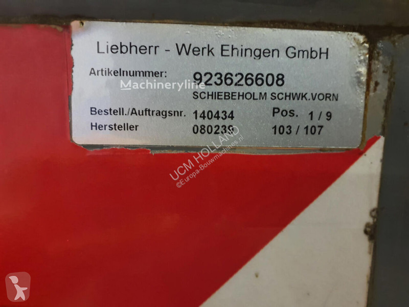 Vybavenie stavebného stroja Liebherr