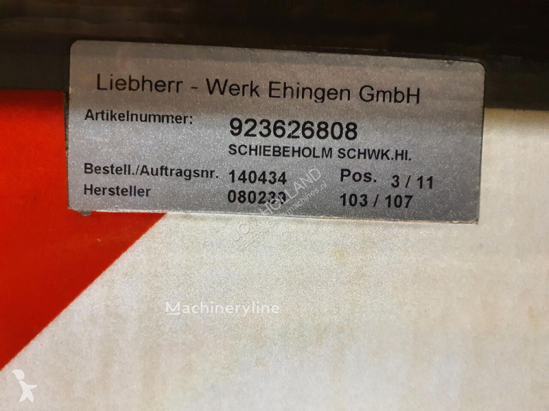 Vybavenie stavebného stroja Liebherr
