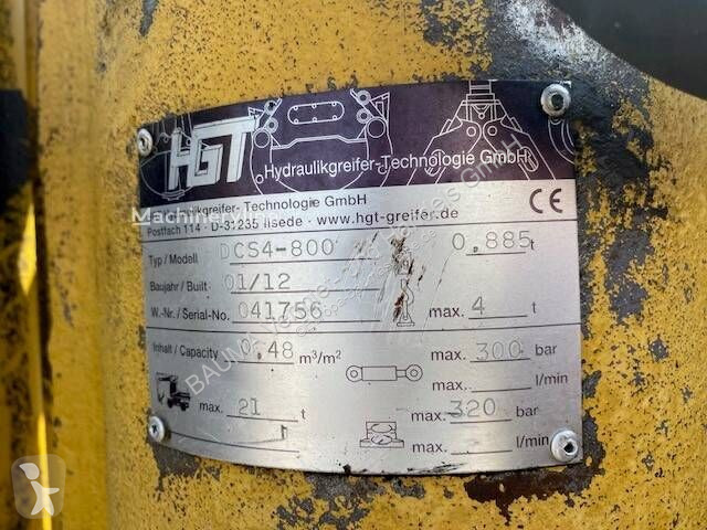 Équipements TP HGT (5448) 0.80 m Greifer DCS4-800
