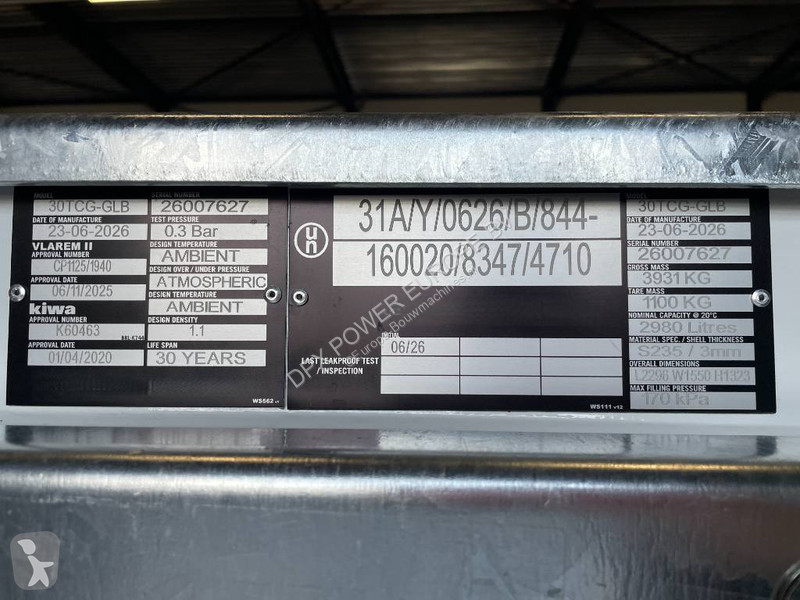 Vybavenie stavebného stroja  Global - 30TCG -...