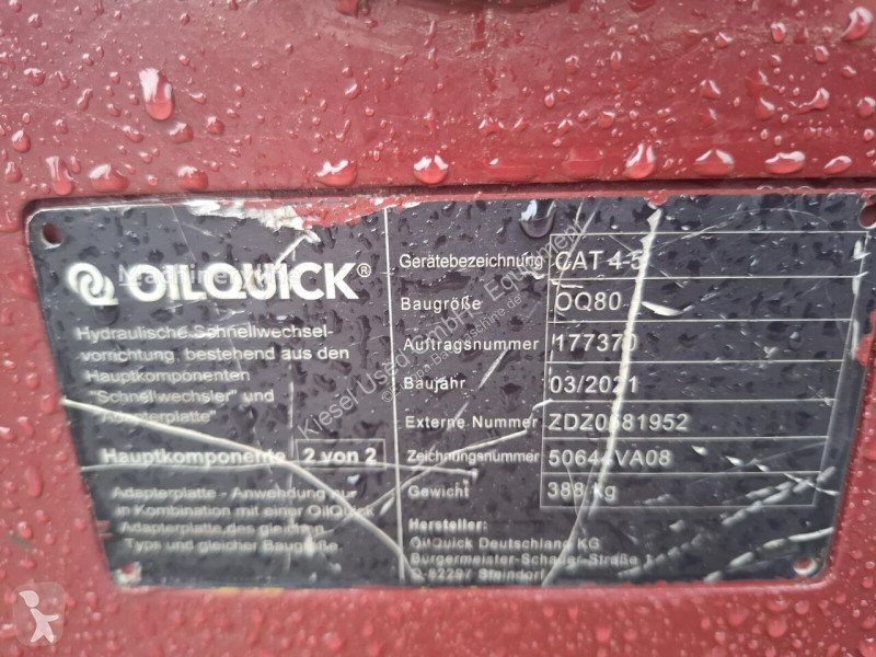 Vybavenie stavebného stroja Oilquick