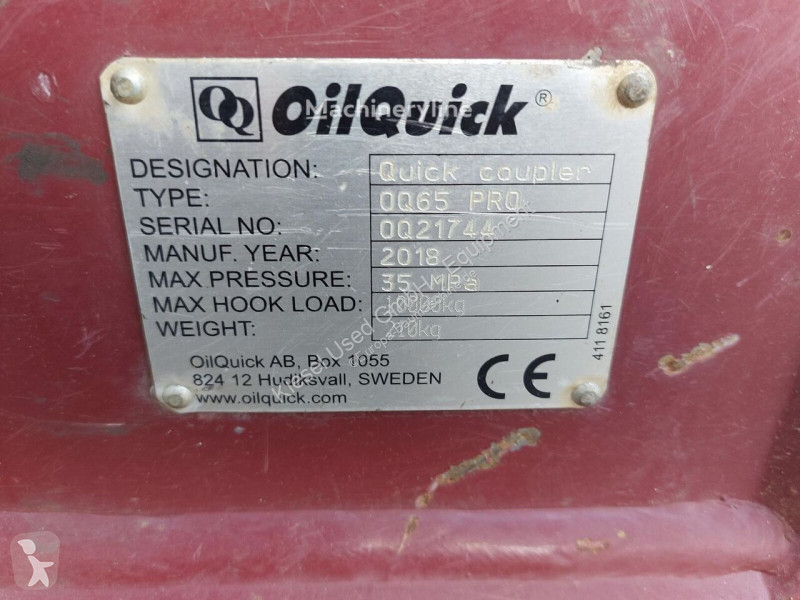 Vybavenie stavebného stroja Oilquick