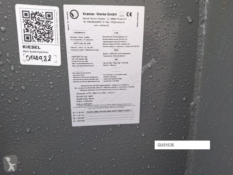 Wyposażenie maszyn Kramer Erdbauschaufel  mit...