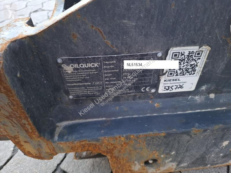Vybavenie stavebného stroja Oilquick