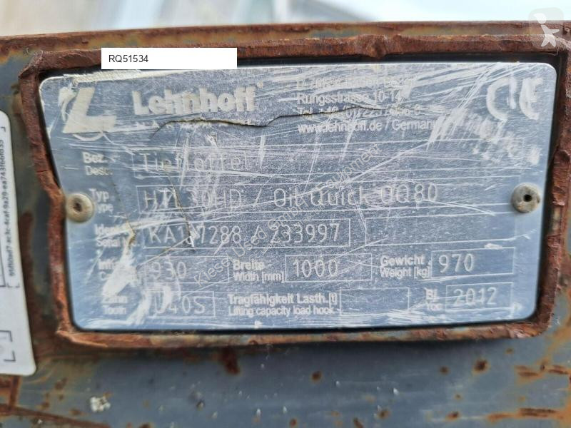 Udstyr til anlægsarbejder Lehnhoff