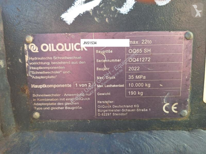 Vybavenie stavebného stroja Oilquick