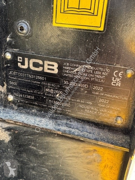 Vybavenie stavebného stroja JCB  TLT30-23 D 4x4