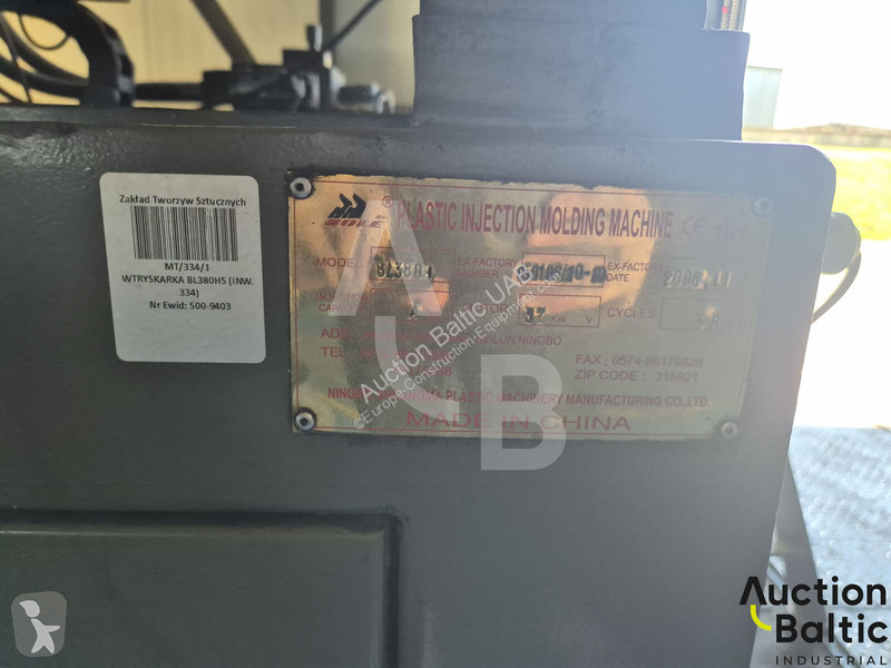Vybavenie stavebného stroja  BL380 H5 Plastic...