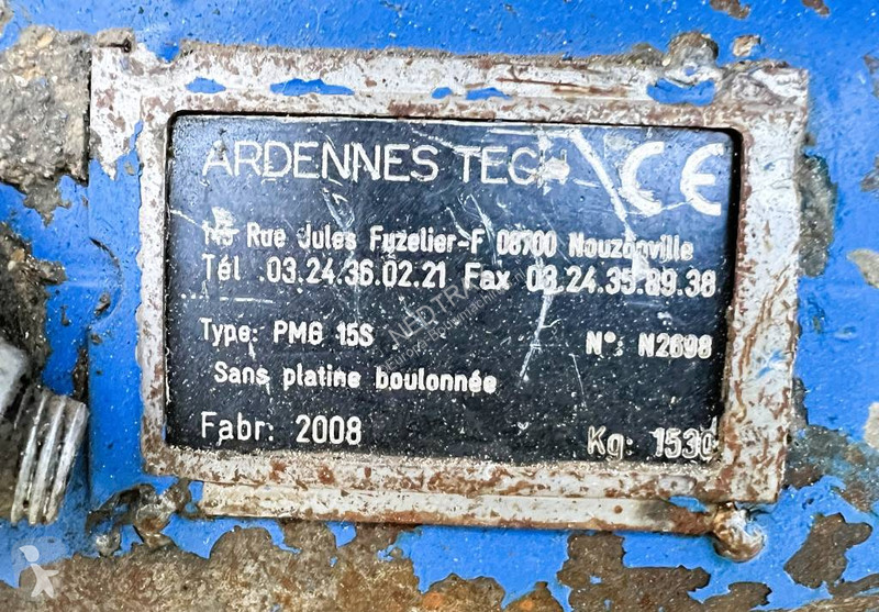 Udstyr til anlægsarbejder Trevi (Ardennes Tech)...