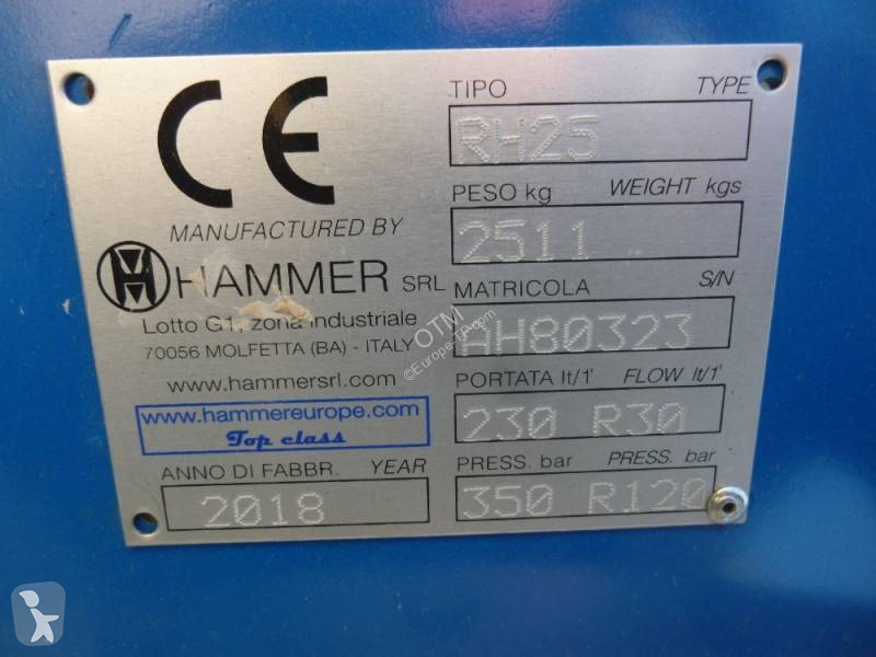 Équipements TP Hammer RH 25