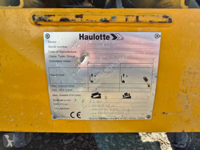 تجهيزات الأشغال العمومية Haulotte OPTIMUM 8