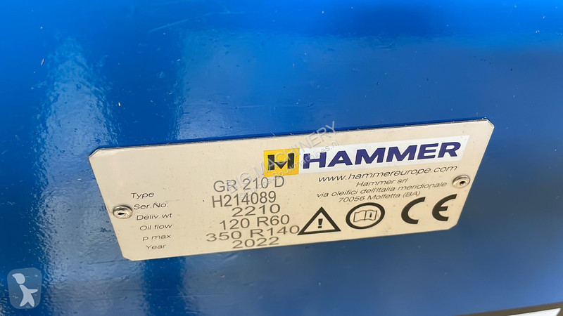 Equipamientos maquinaria OP Hammer GR210D...