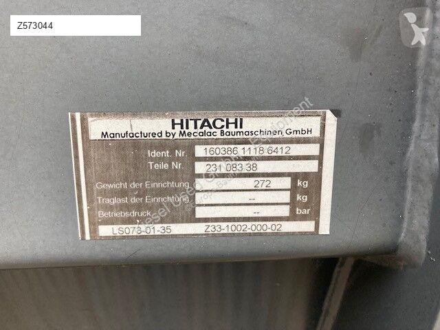 Equipamientos maquinaria OP Hitachi