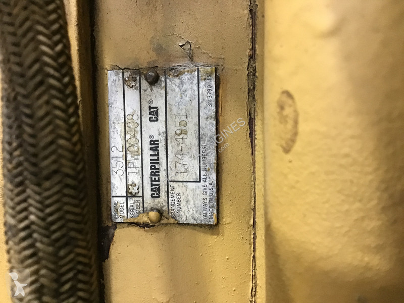 Udstyr til anlægsarbejder Caterpillar 3512 1PW...
