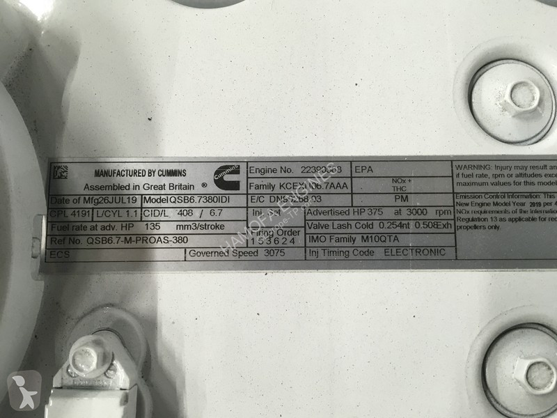 تجهيزات الأشغال العمومية Cummins QSB6.7 CPL4191...