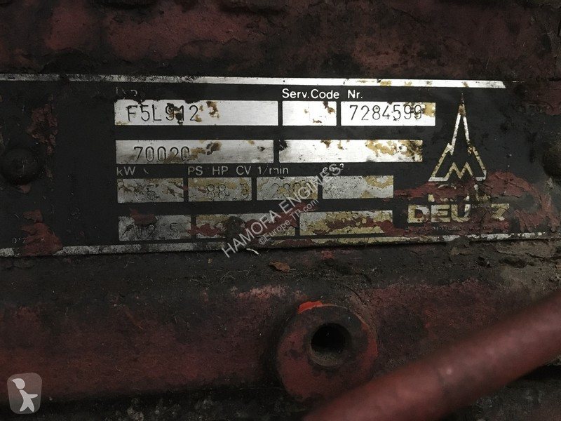 Udstyr til anlægsarbejder Deutz F5L912 USED