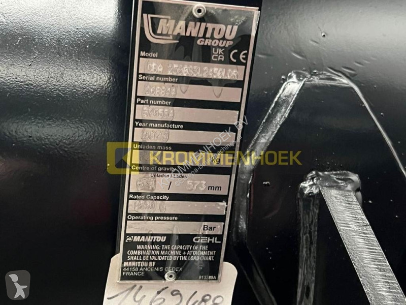 Aanbouwstukken voor bouwmachines Manitou CBA 2500