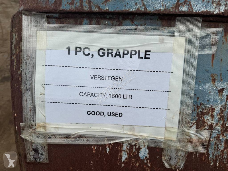 Stavební vybavení  grapple 1600liter