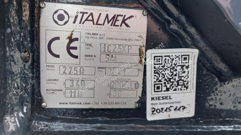 Equipamientos maquinaria OP Italmek IC25XP