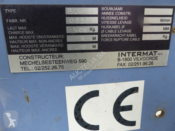 Aanbouwstukken voor bouwmachines  BL400G