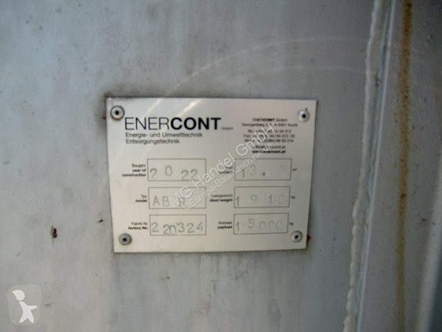 Udstyr til lastbiler  Enercont Abrollcontainer...