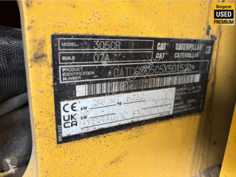 Équipements TP Caterpillar 305