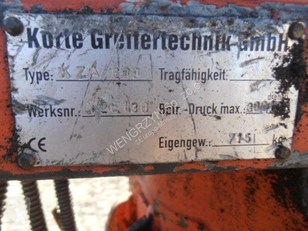Vybavenie stavebného stroja  ŁYŻKA CHWYTAKOWA...