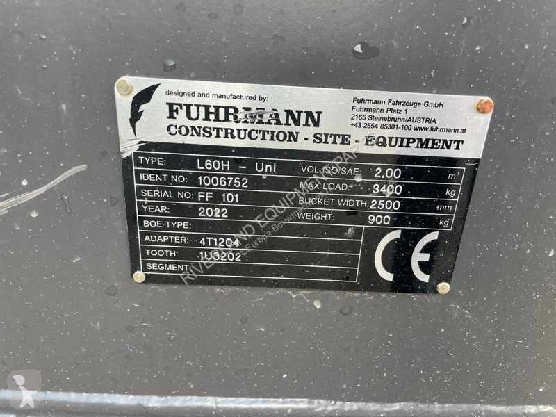 Équipements TP Volvo L 60 H Bucket