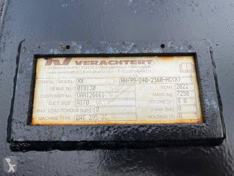 تجهيزات الأشغال العمومية Verachtert 395 Rock...
