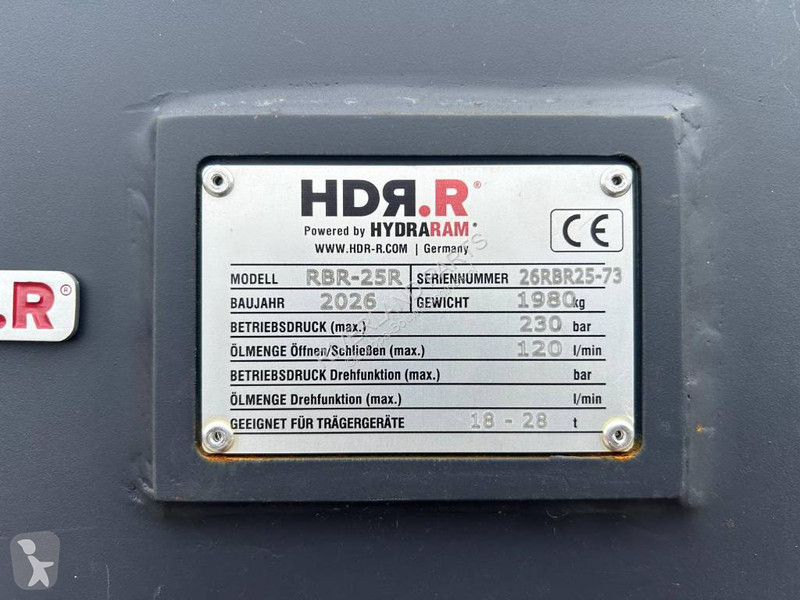 Equipamentos de obras Hydraram RBR-25R Roating...