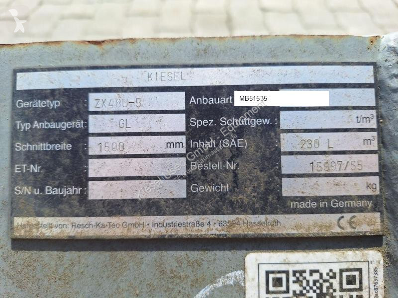 Vybavenie stavebného stroja  Grabenräumlöffel...