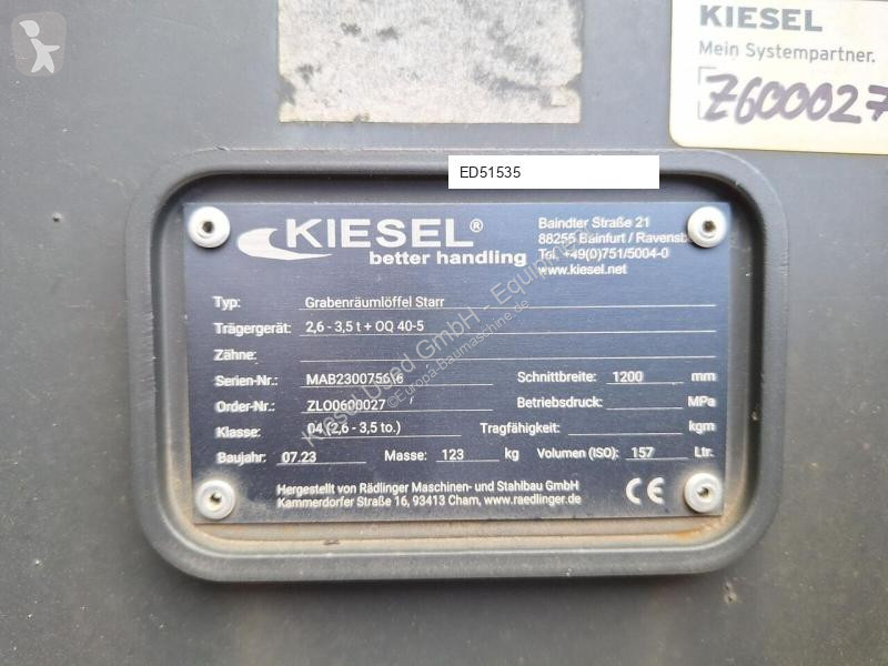 Vybavenie stavebného stroja Rädlinger KGL04S-1200