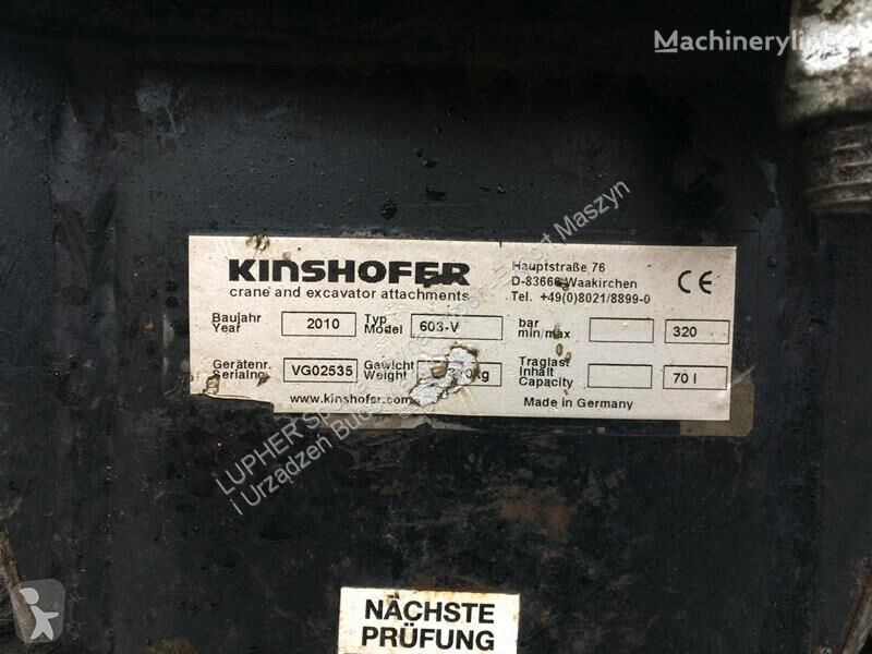 Stavební vybavení Kinshofer CHWYTAK 603-V (nr...