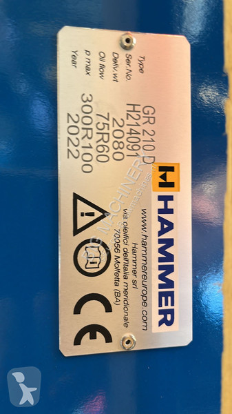 Equipamientos maquinaria OP Hammer GR210D (fits...