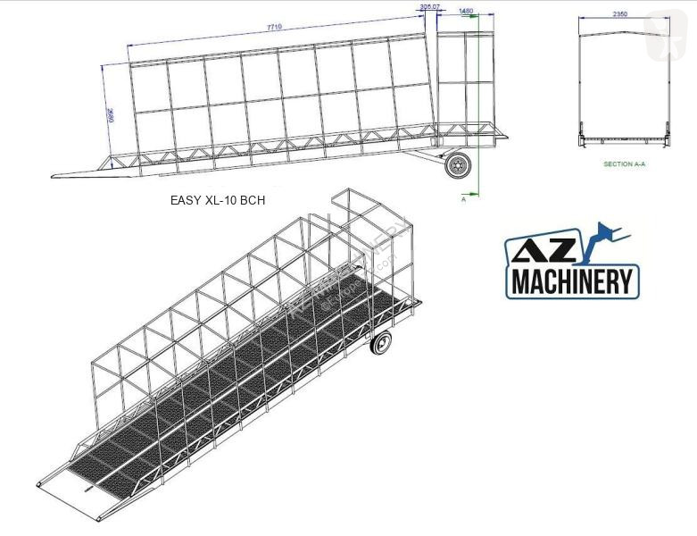 Bygg-anläggningsutrustningar  AZ RAMP-EASY XL...