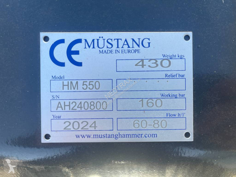 Equipamientos maquinaria OP Mustang 2024 Unused