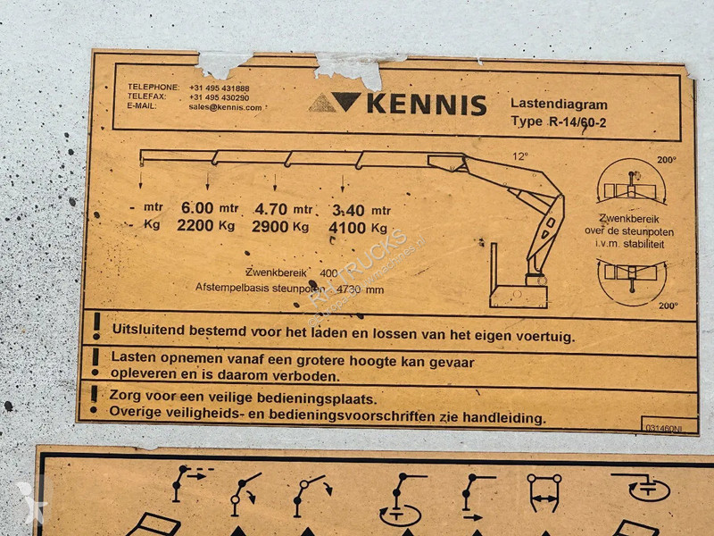 Udstyr til anlægsarbejder Kennis K14R/60-2 2019