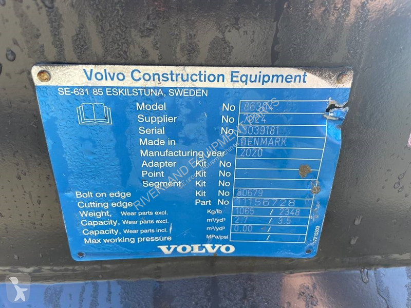تجهيزات الأشغال العمومية Volvo L 90 H Bucket