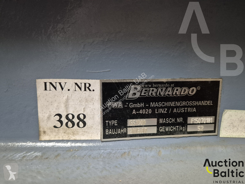 Vybavenie stavebného stroja  GS 1000
