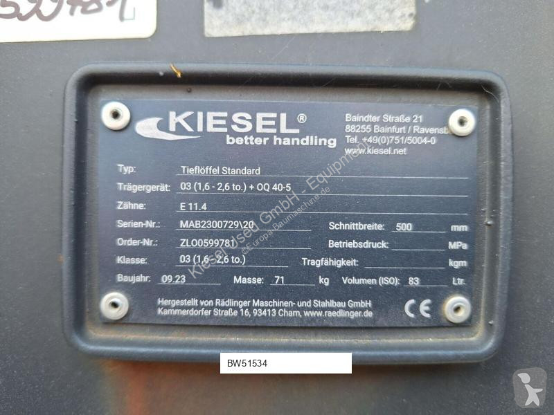 Vybavenie stavebného stroja Rädlinger KTL03-500