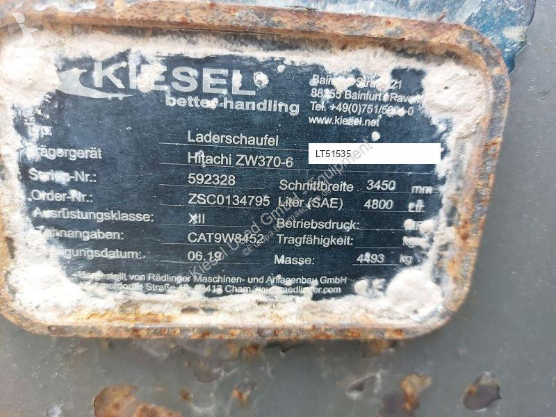 Vybavenie stavebného stroja Rädlinger 3450mm