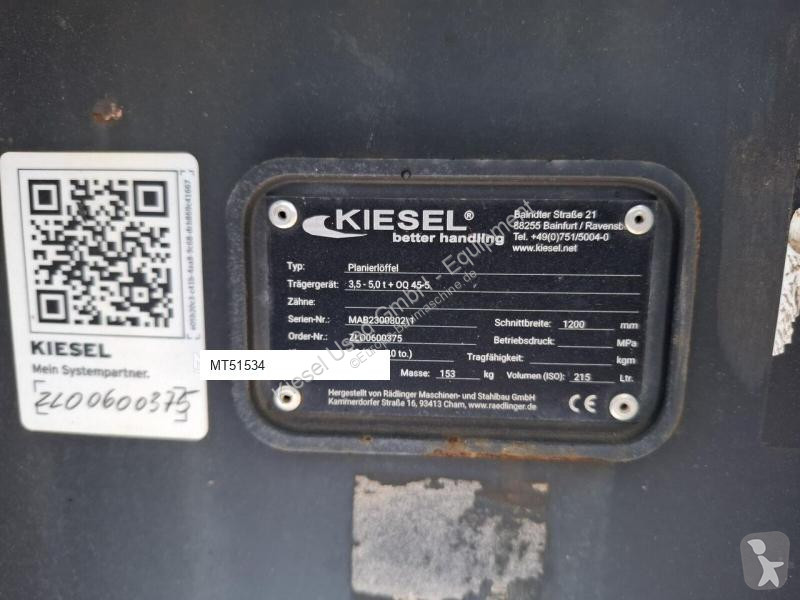 Vybavenie stavebného stroja Rädlinger KPL05 1200mm
