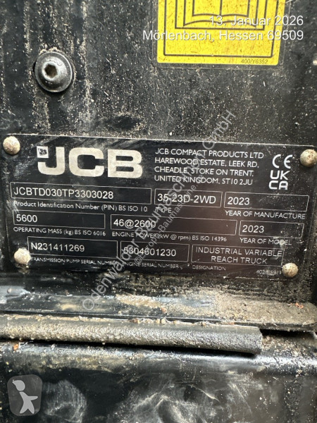 Vybavenie stavebného stroja JCB  TLT35-23D