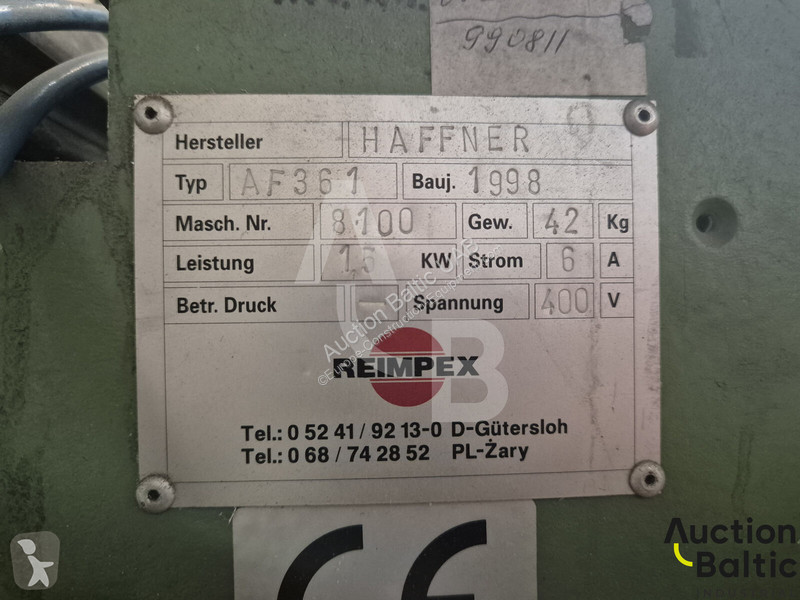 Aanbouwstukken voor bouwmachines  AF361