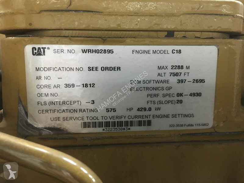 تجهيزات الأشغال العمومية Caterpillar C18...