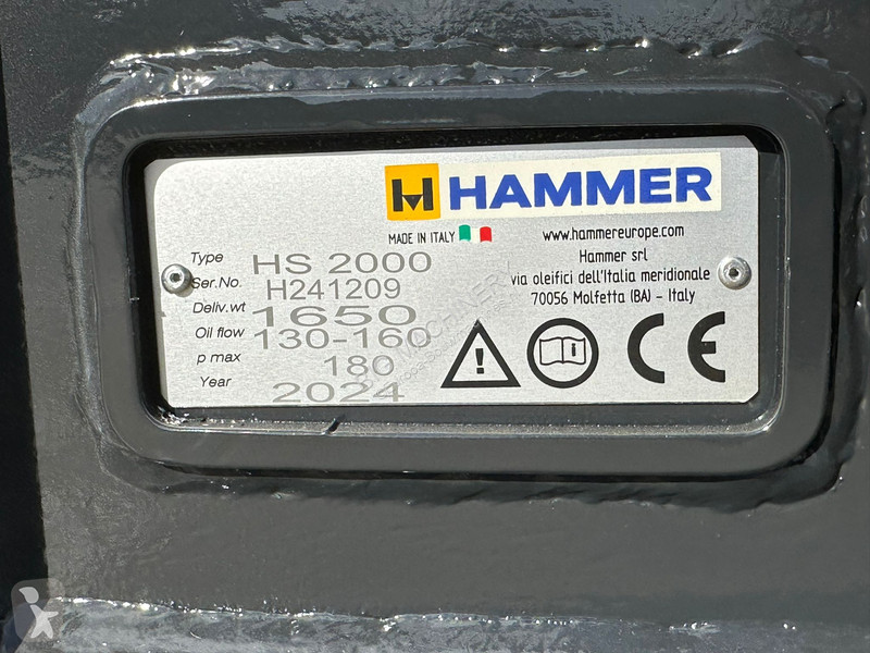 تجهيزات الأشغال العمومية Hammer HS2000